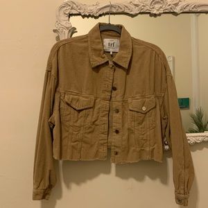 Zara corduroy jacket trf collection